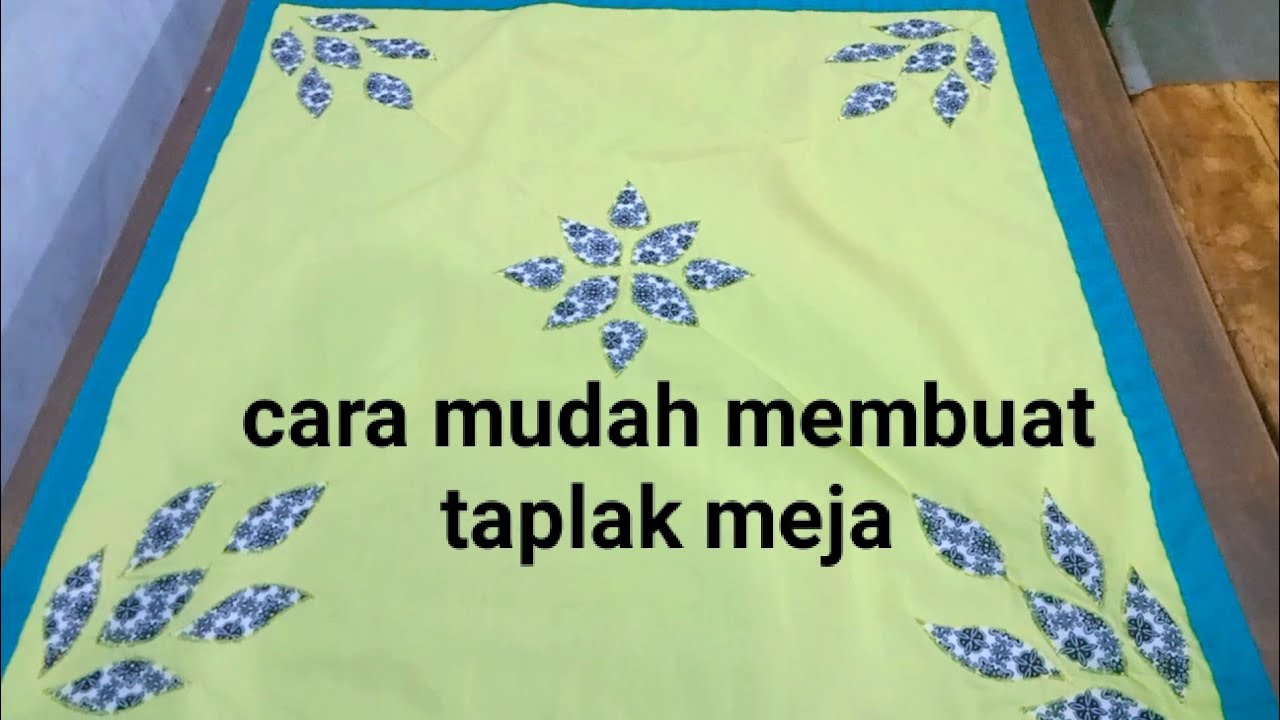 Cara Mudah Membuat Taplak Meja Guru di Sekolah LagiKepo